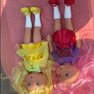 Two Strawberry shortcake dolls that smell great!